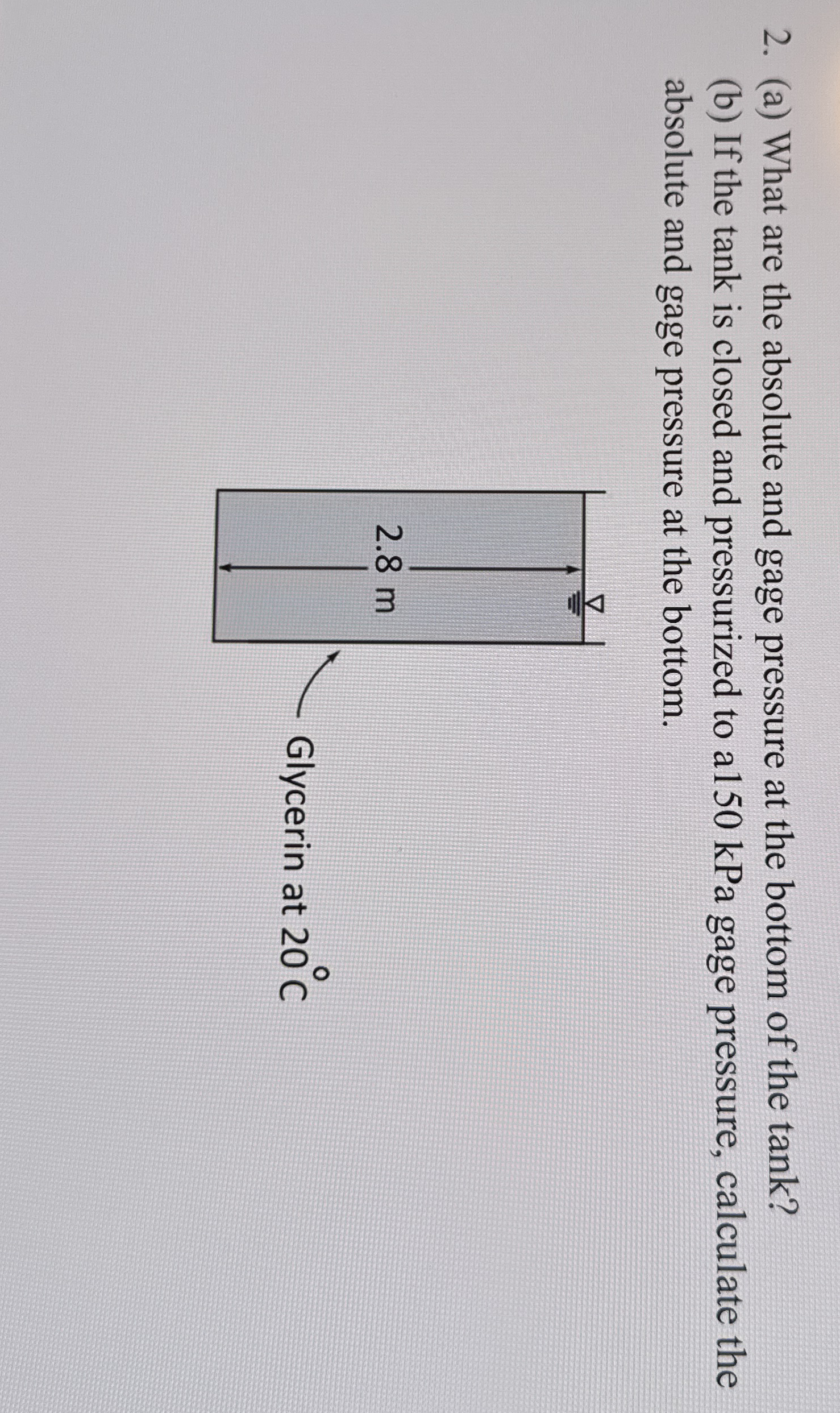 ( a ) What are the absolute and gage pressure at