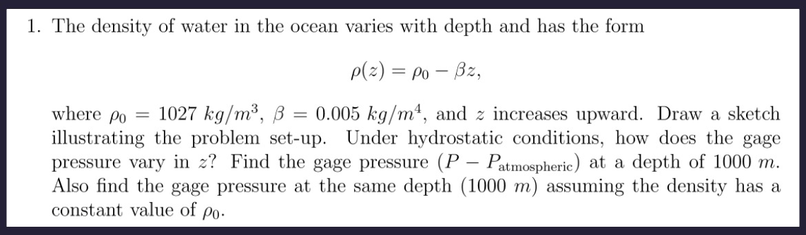 PLEASE JUST DO THE SKETCH The density of water in
