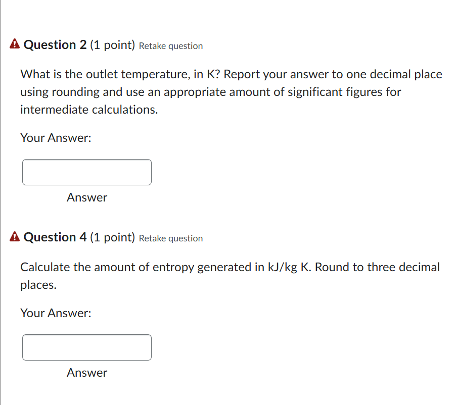 Hydrogen enters a steady - ow and adiabatic