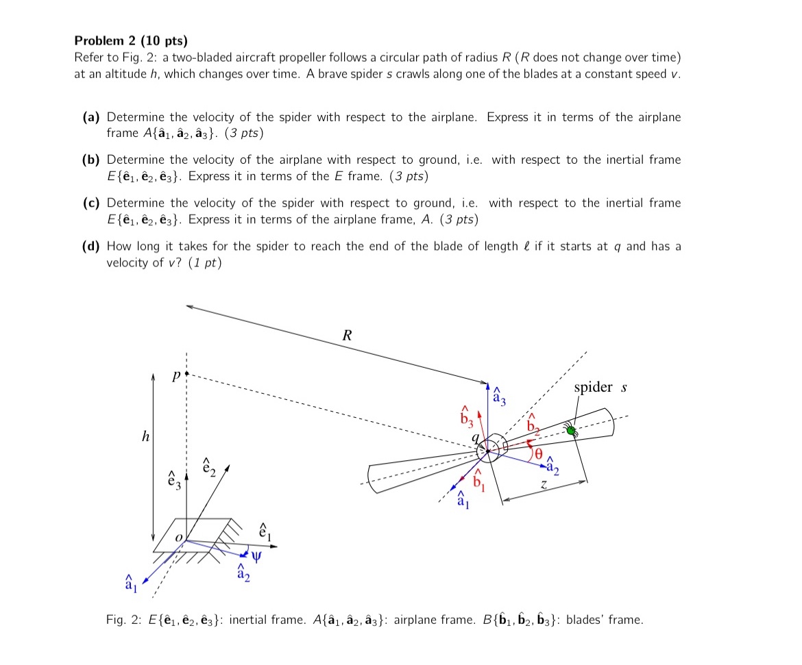 Problem 2 ( 1 0 pts ) Refer to Fig. 2 : a two -