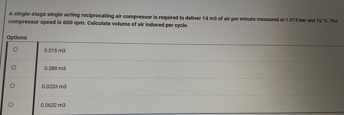 A single - stage single acting reciprocating air
