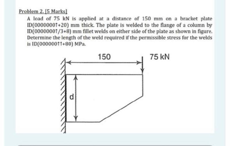 Show me the steps to solve Problem 2 . [ 5 Marks