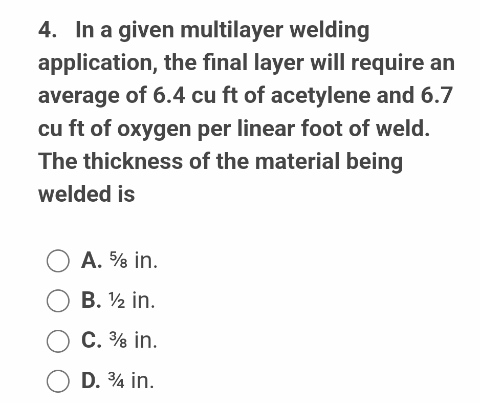 In a given multilayer welding application, the