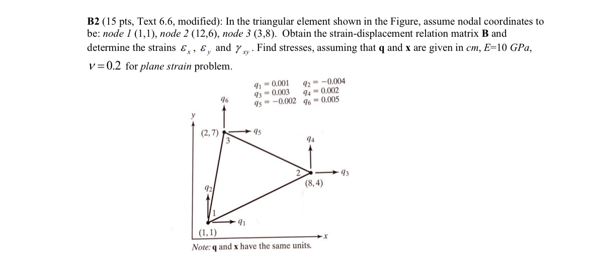 B 2 ( 1 5 pts , Text 6 . 6 , modified ) : In the