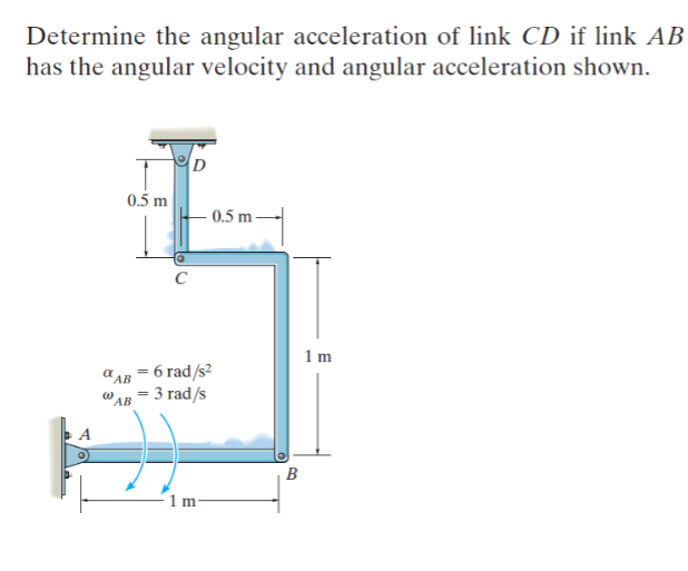 Show me the steps to solve Determine the angular