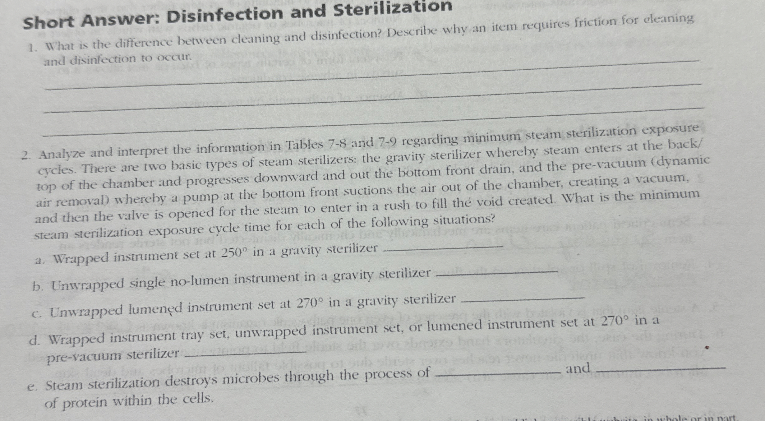 Analyze and interpret the information in Tables 7