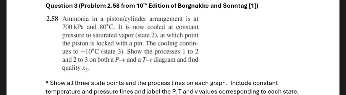 Question 3 ( Problem 2 . 5 8 from 1 0 ? t h