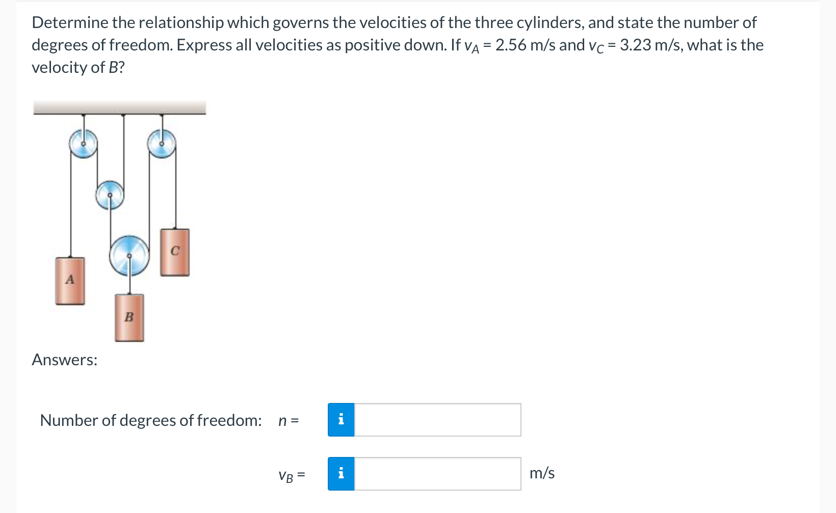 Determine the relationship which governs the