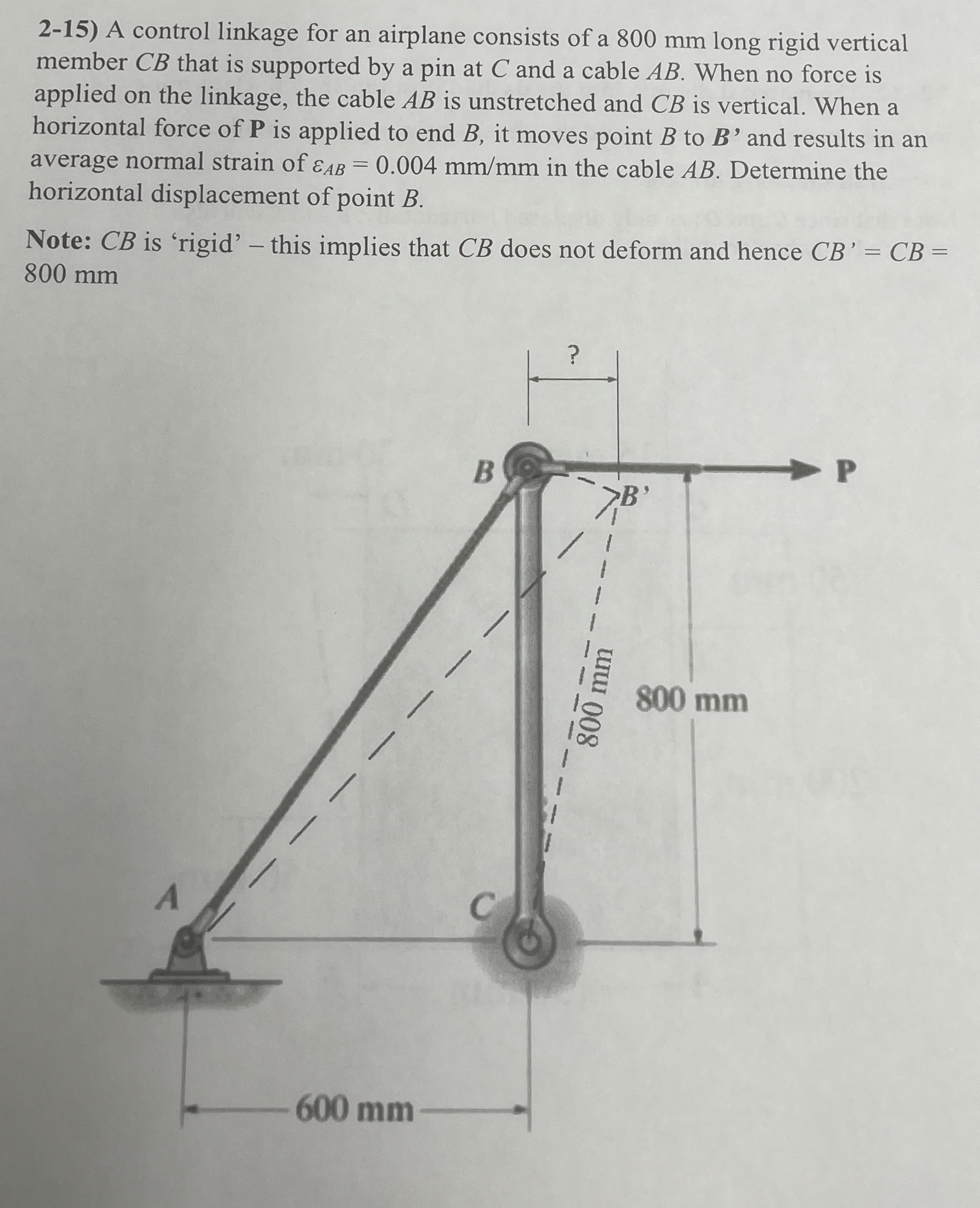 2 - 1 5 ) A control linkage for an airplane