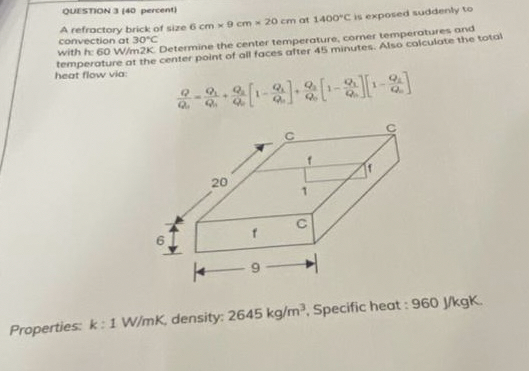 oursmon 3 ( 4 0 percent ) A refroctory brick of