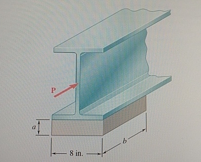 An elastometric bearing ( G = 1 3 0 psi ) is used