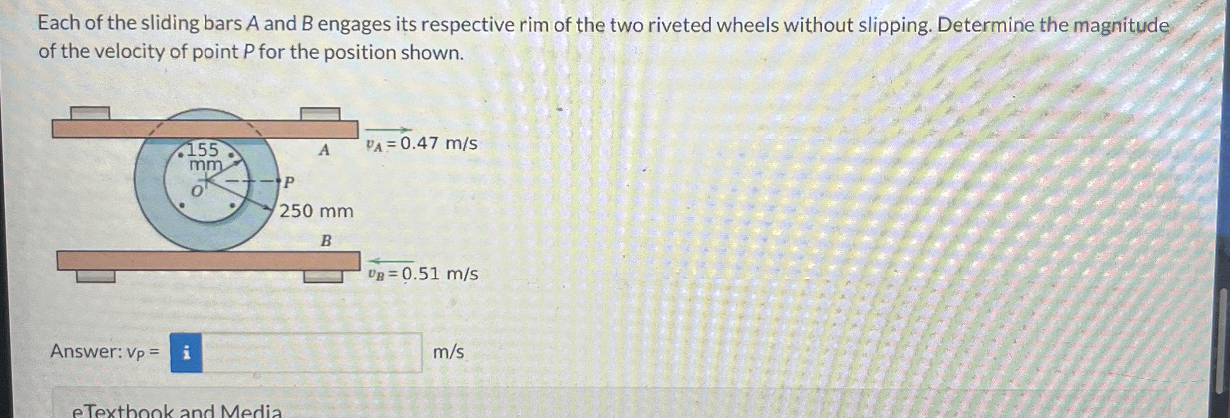 Each of the sliding bars A and B engages its