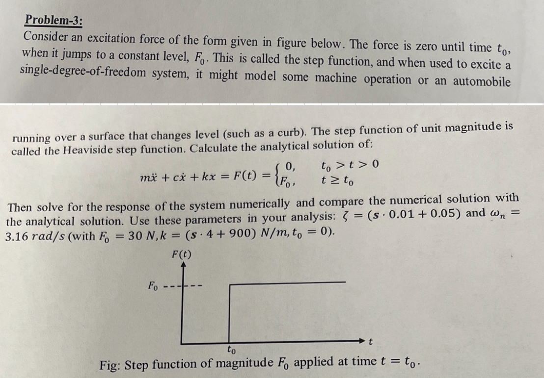 Use MATLAB for code S = Numerical Value of choice