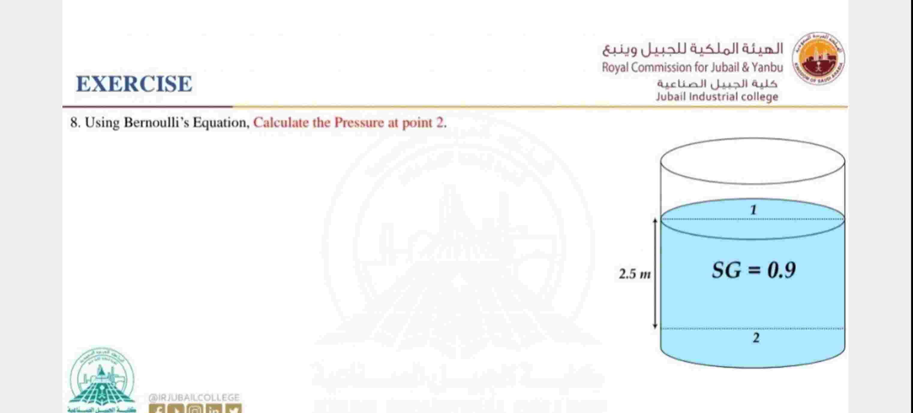 EXERCISE Royal Commission for Jubail \ & Yanbu