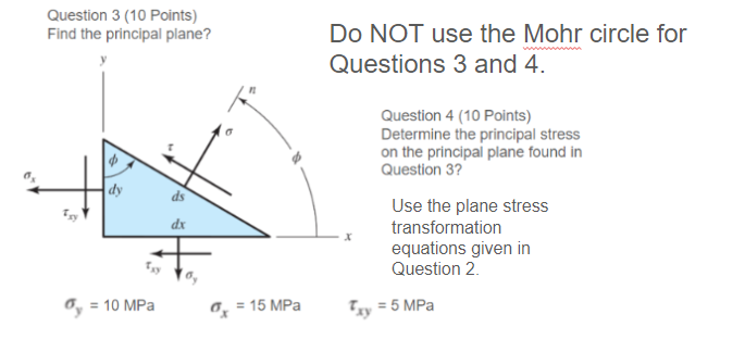 Question 3 ( 1 0 Points ) Find the principal
