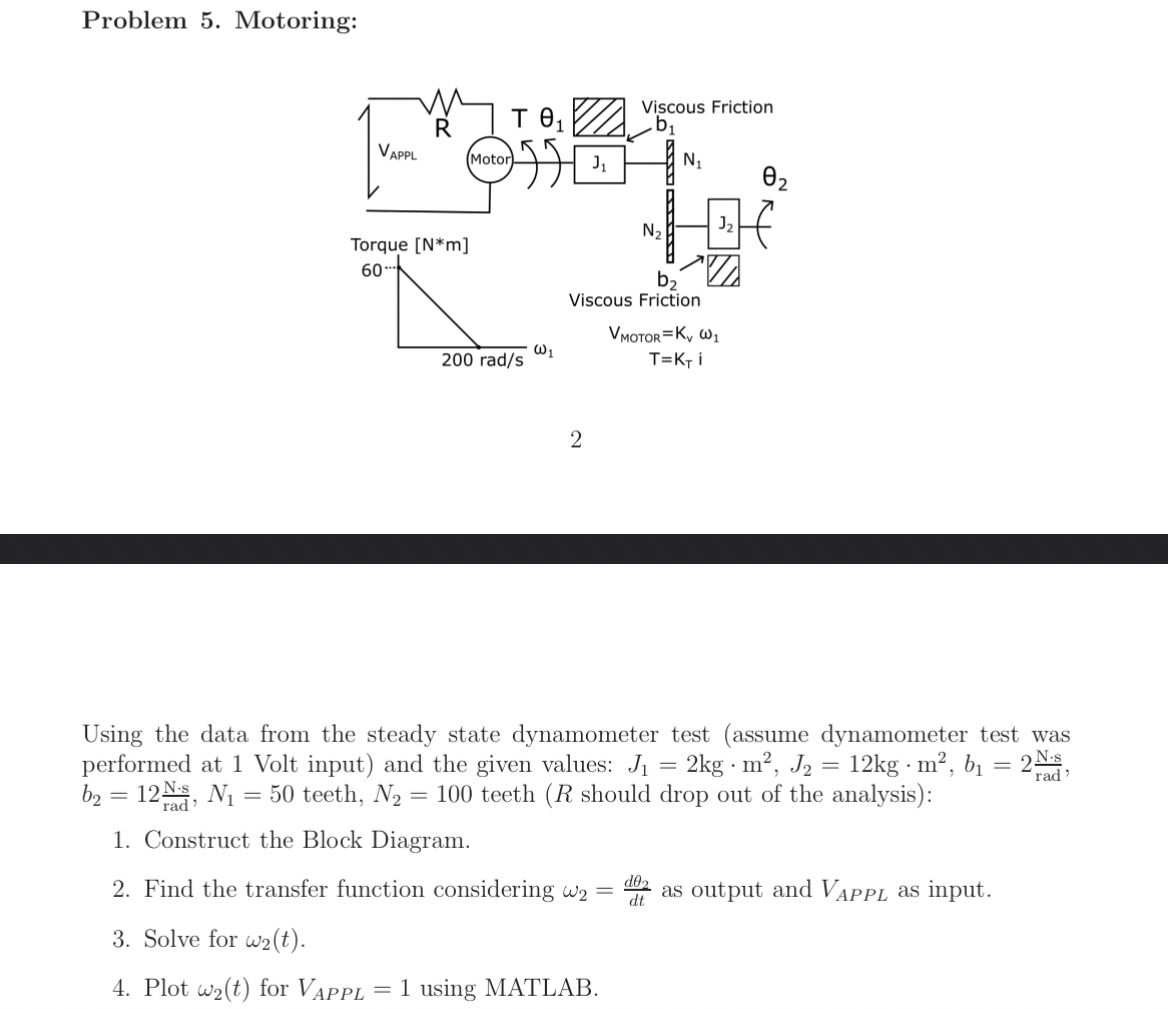 Using the data from the steady state dynamometer