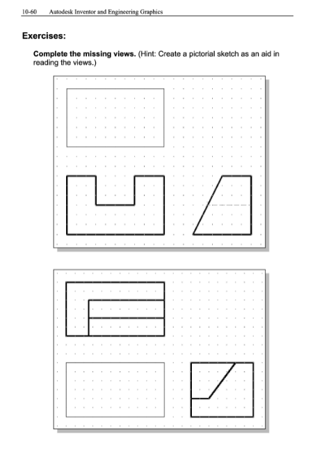 Exercises: Complete the missing views. ( Hint: