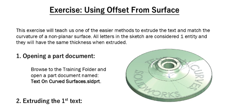 Exercise: Using Offset From Surface This exercise