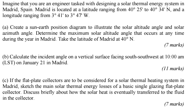 Imagine that you are an engineer tasked with