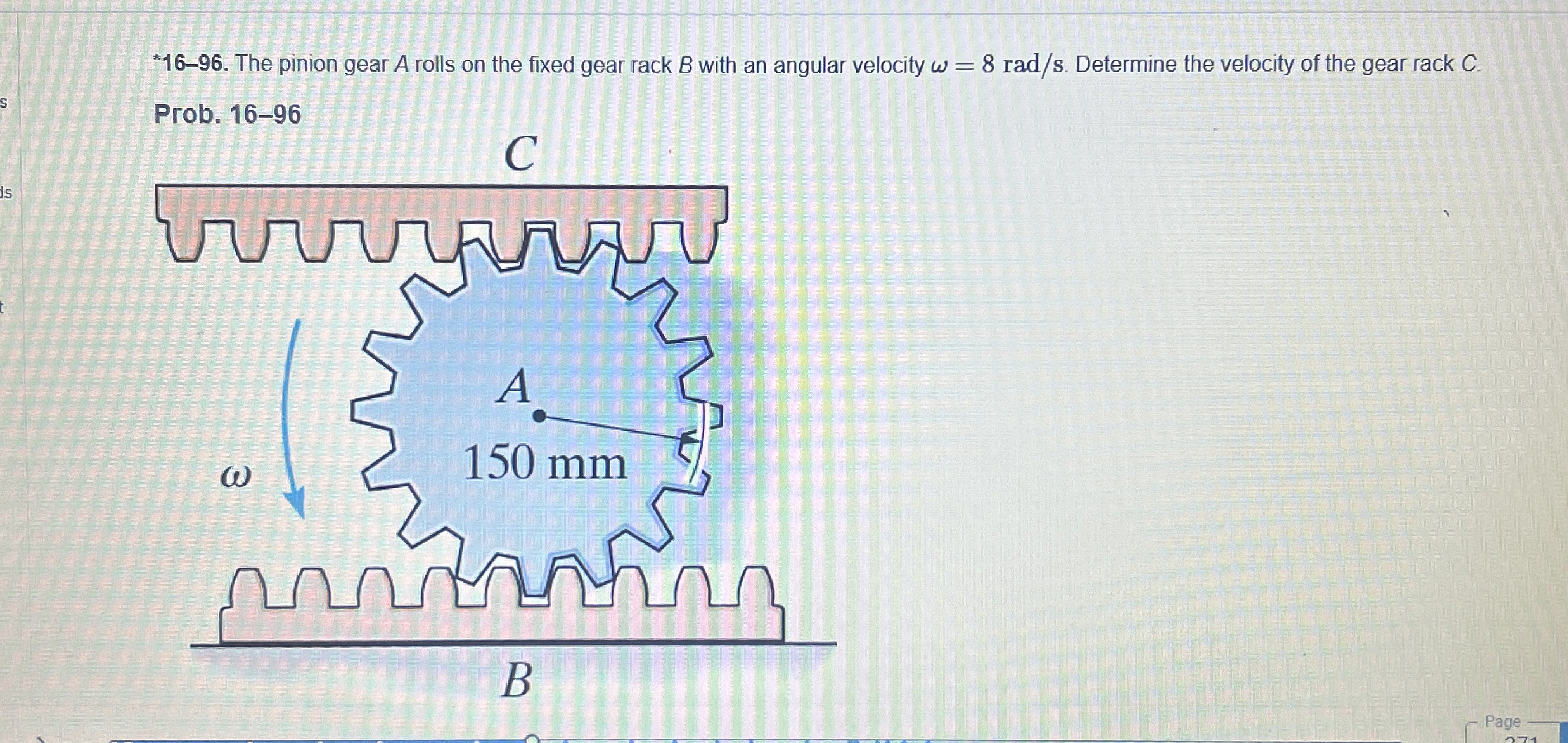 * 1 6 - 9 6 . The pinion gear A rolls on the