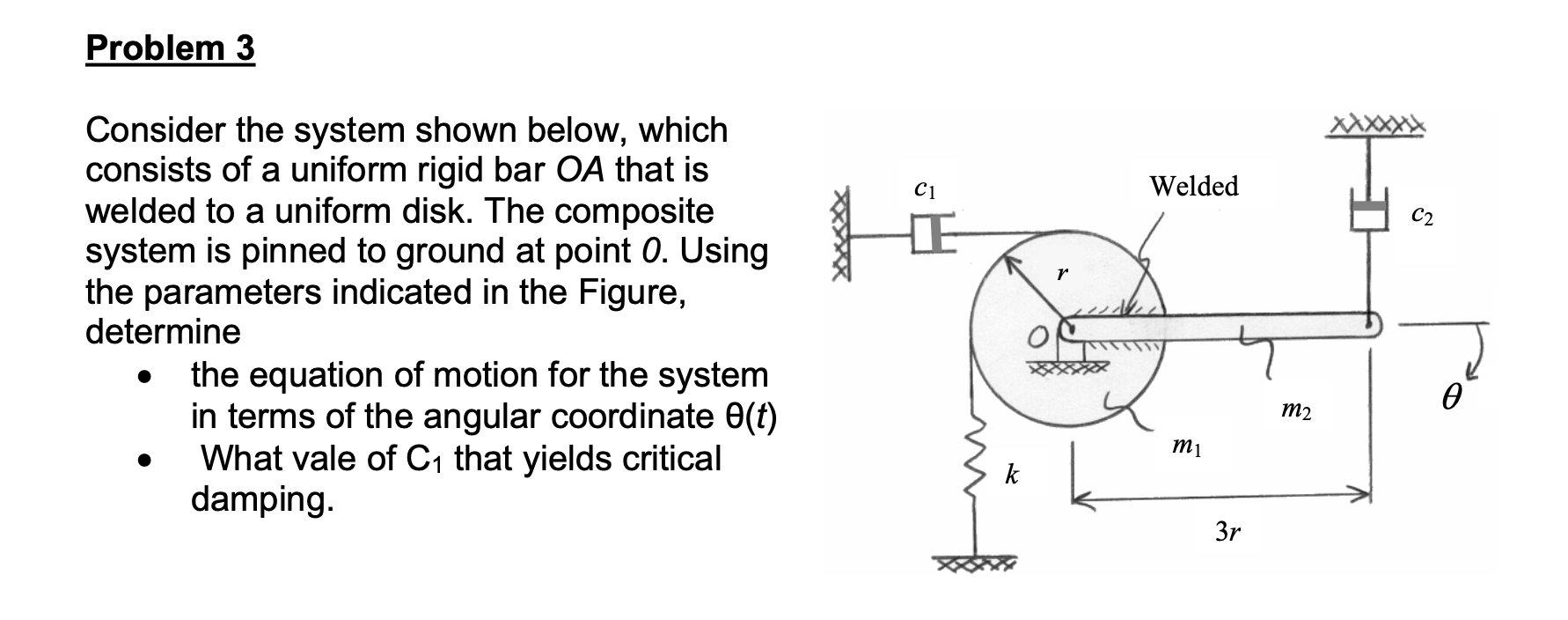 Problem 3 Consider the system shown below, which