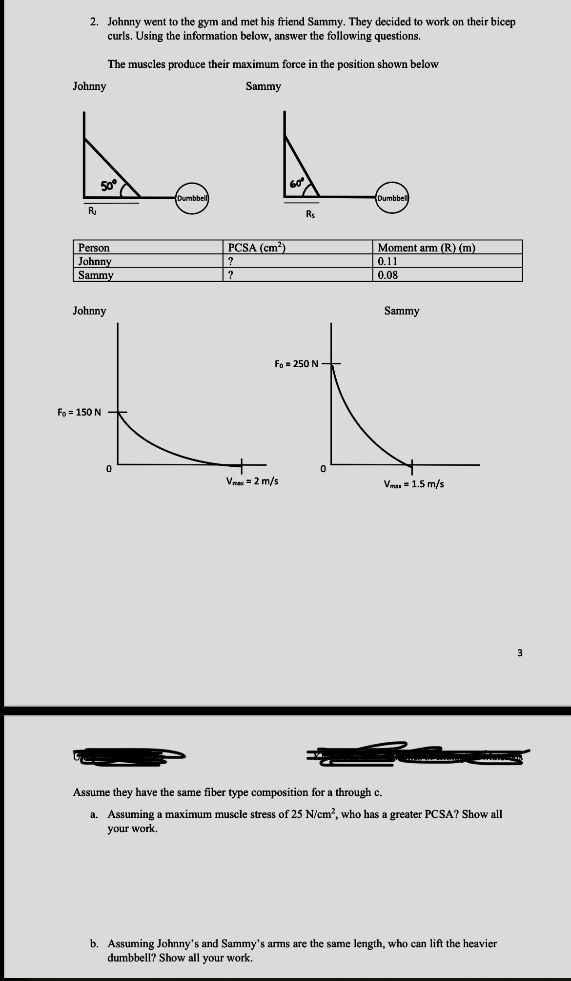 Johnny went to the gym and met his friend Sammy.