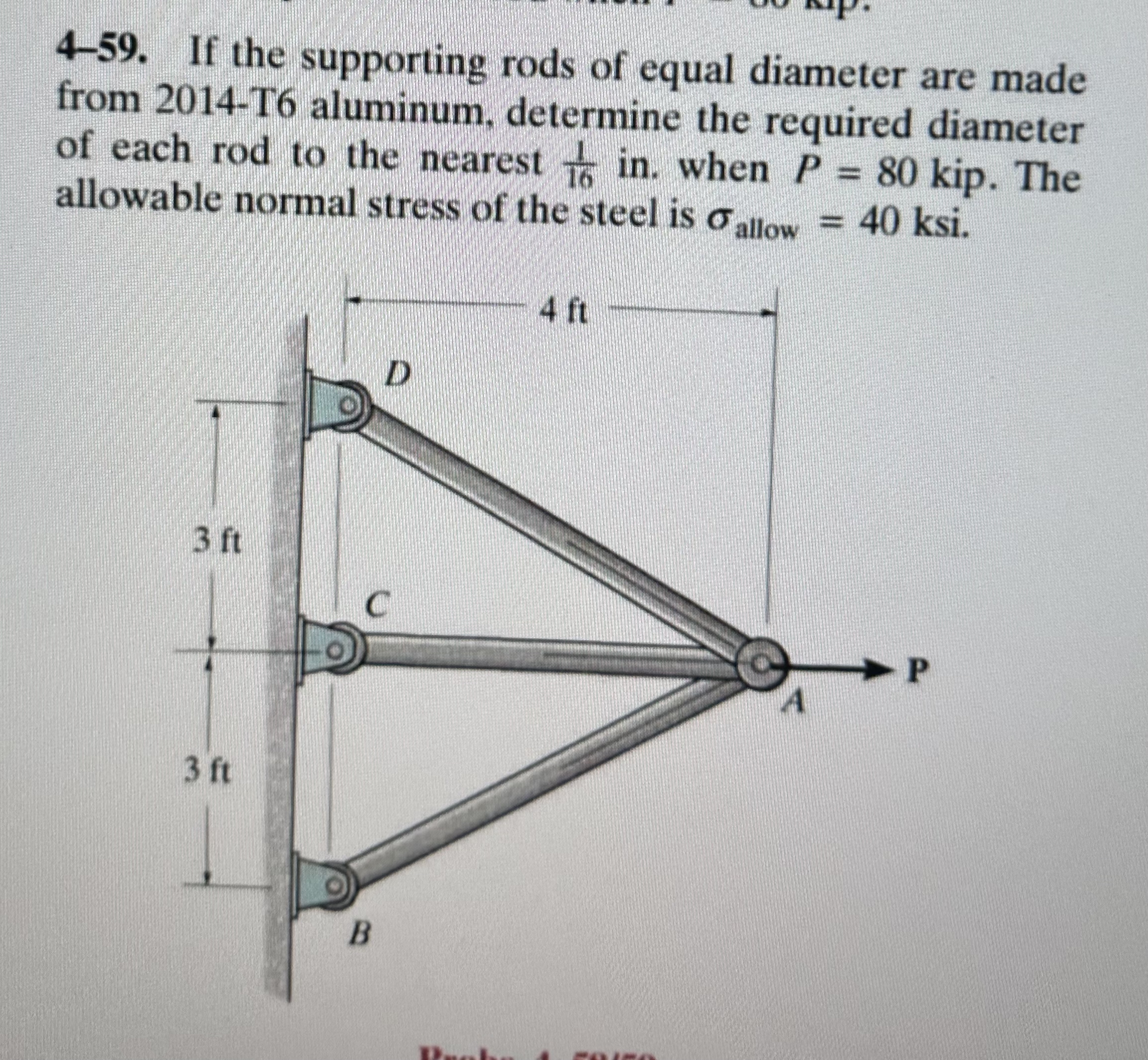 4 - 5 9 . If the supporting rods of equal