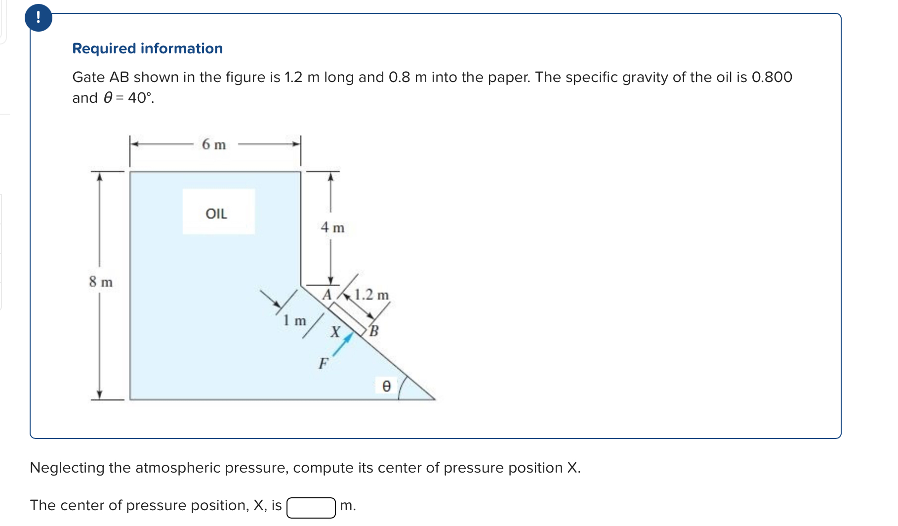 ! Required information Gate A B shown in the