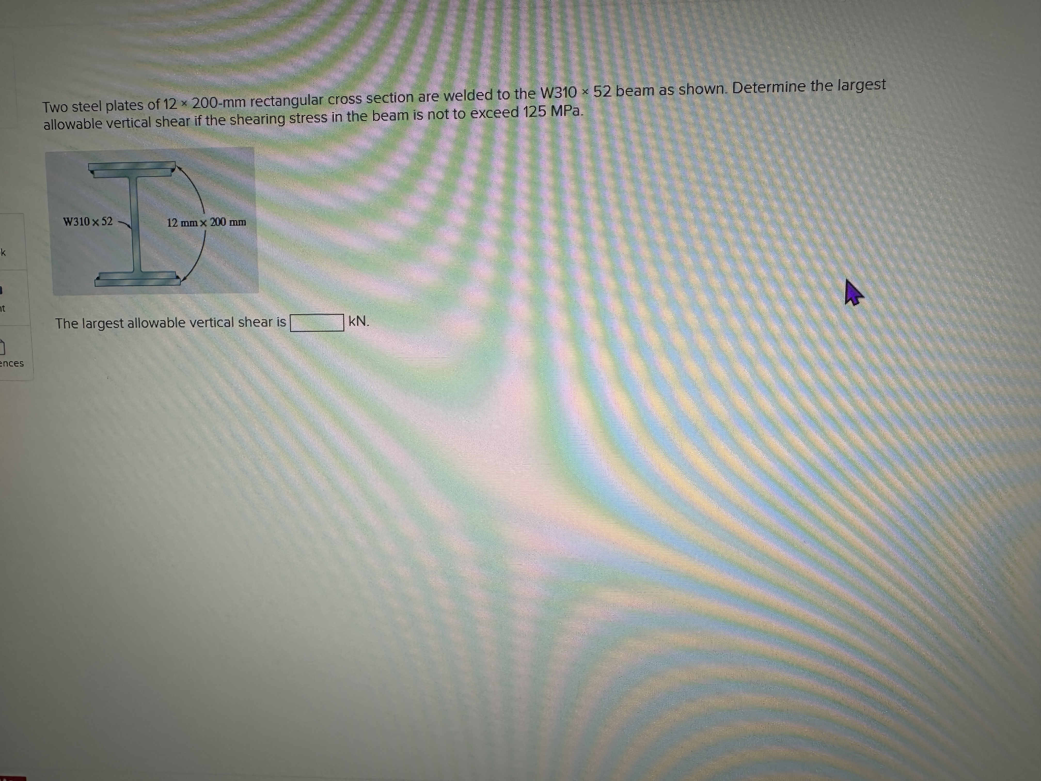 Two steel plates of 1 2 2 0 0 - m m rectangular