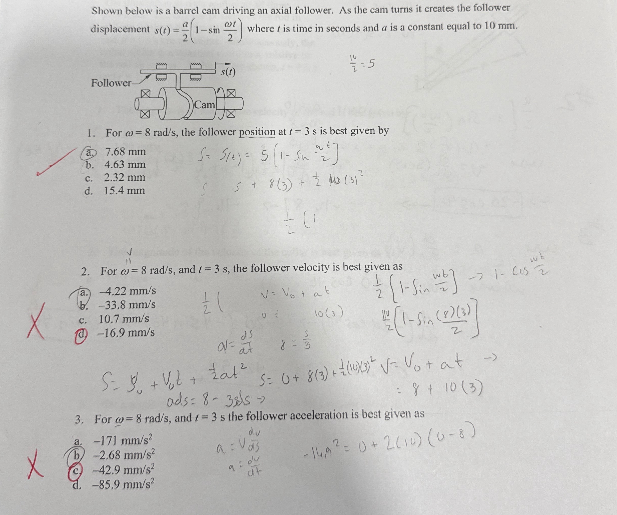 Solve 2 & 3 please With detailed steps Correct