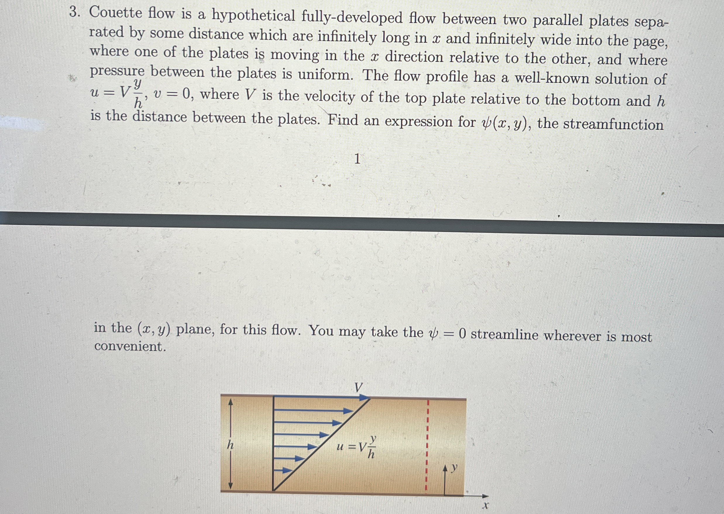 Couette flow is a hypothetical fully - developed