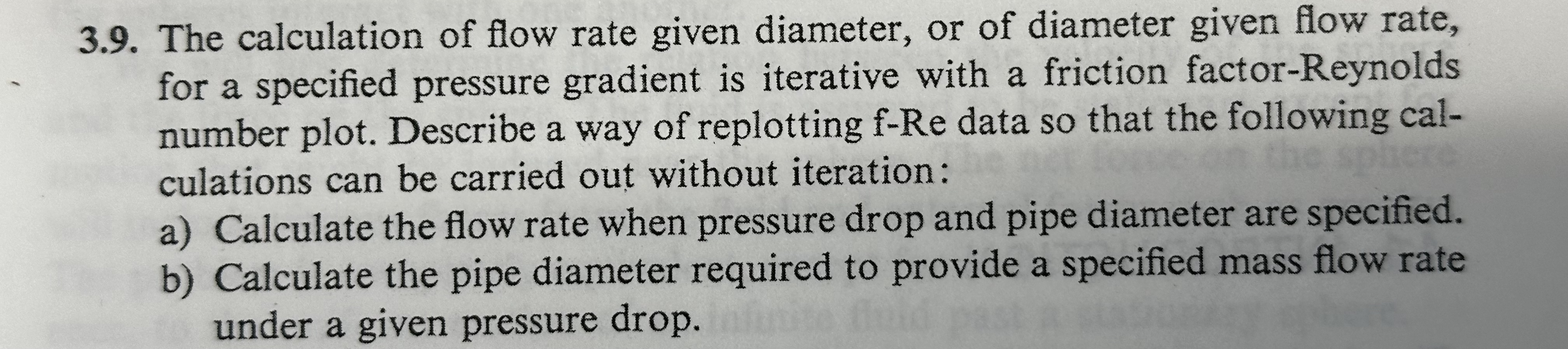 3 . 9 . The calculation of flow rate given