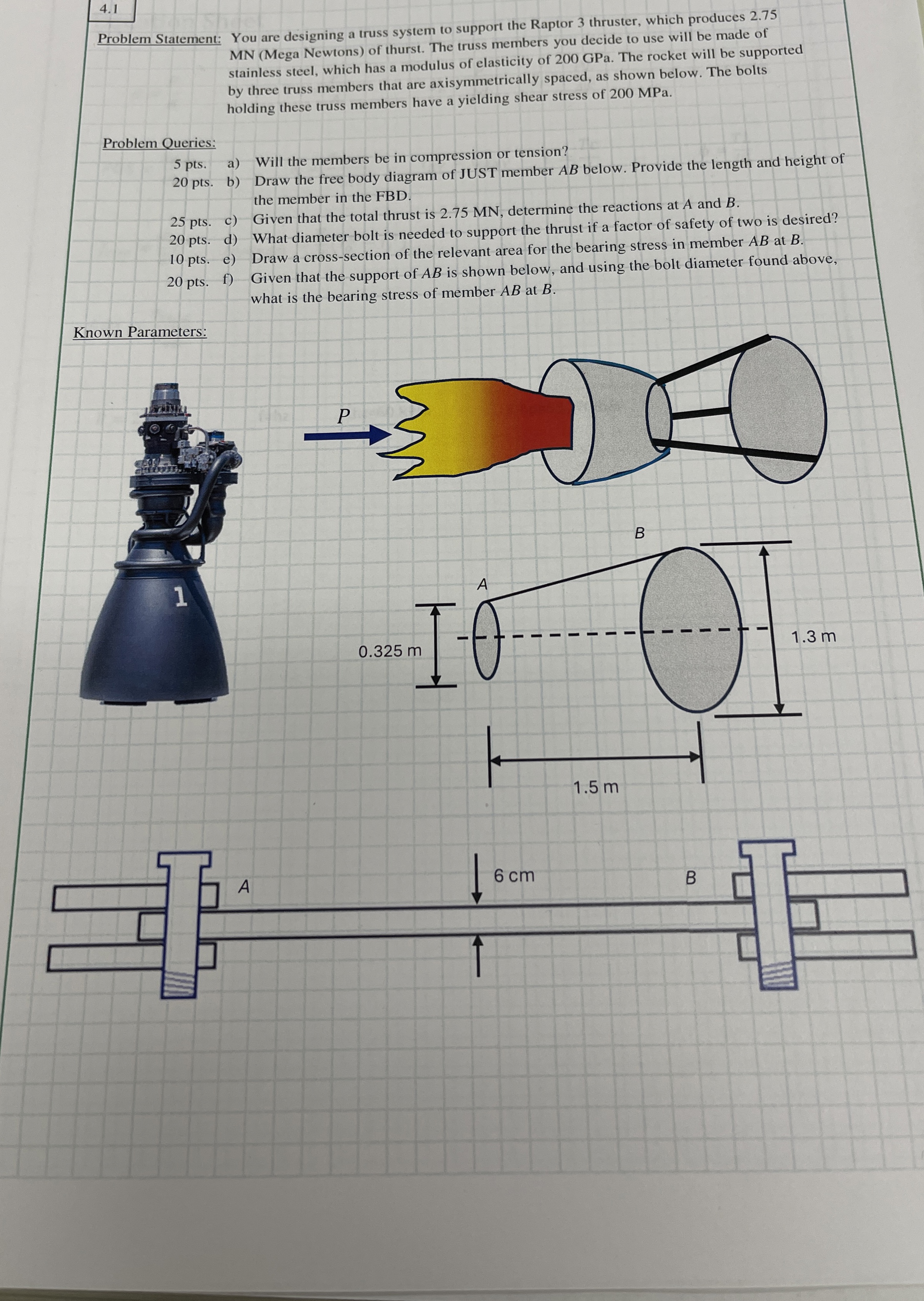 4 . 1 Problem Statement: You are designing a