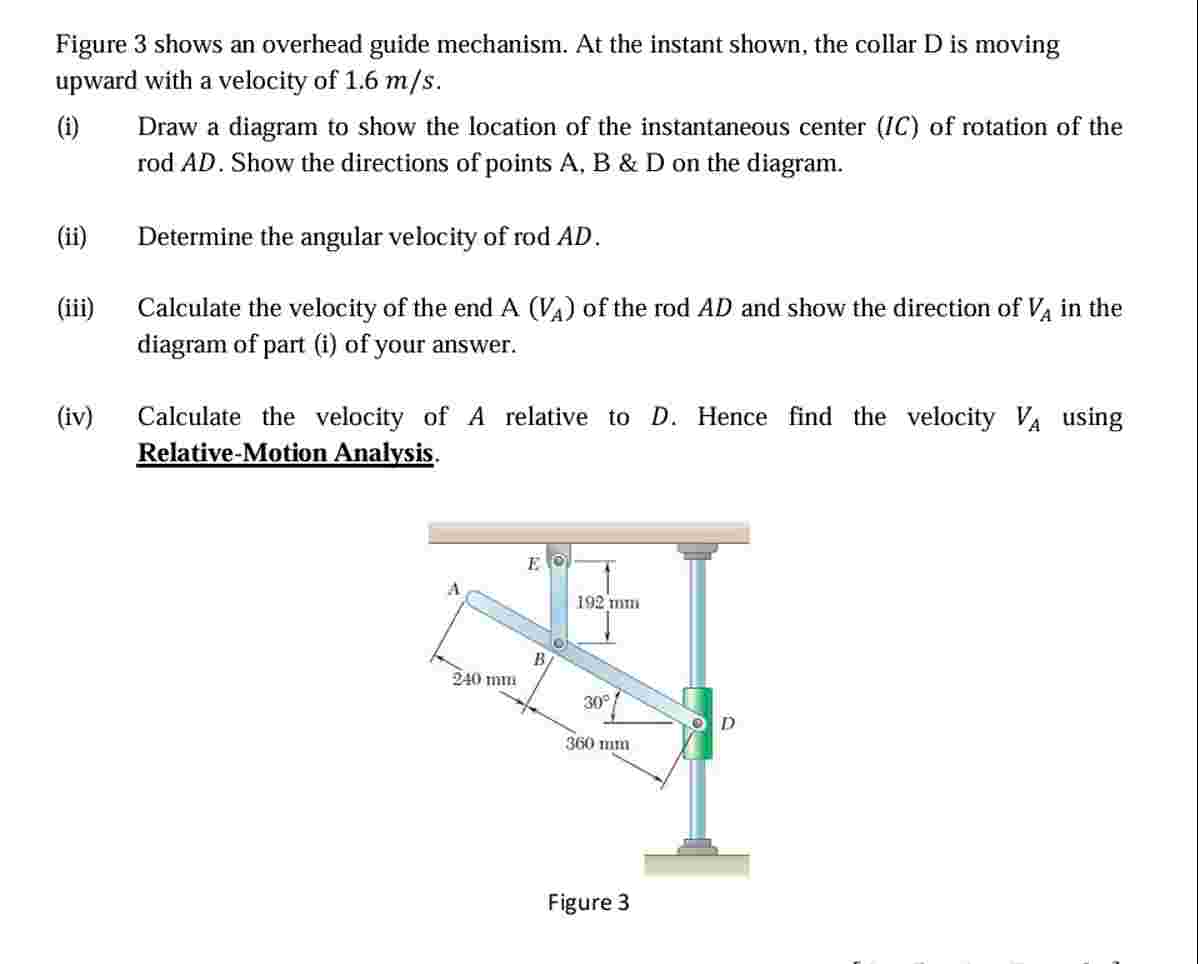 Figure 3 shows an overhead guide mechanism. At