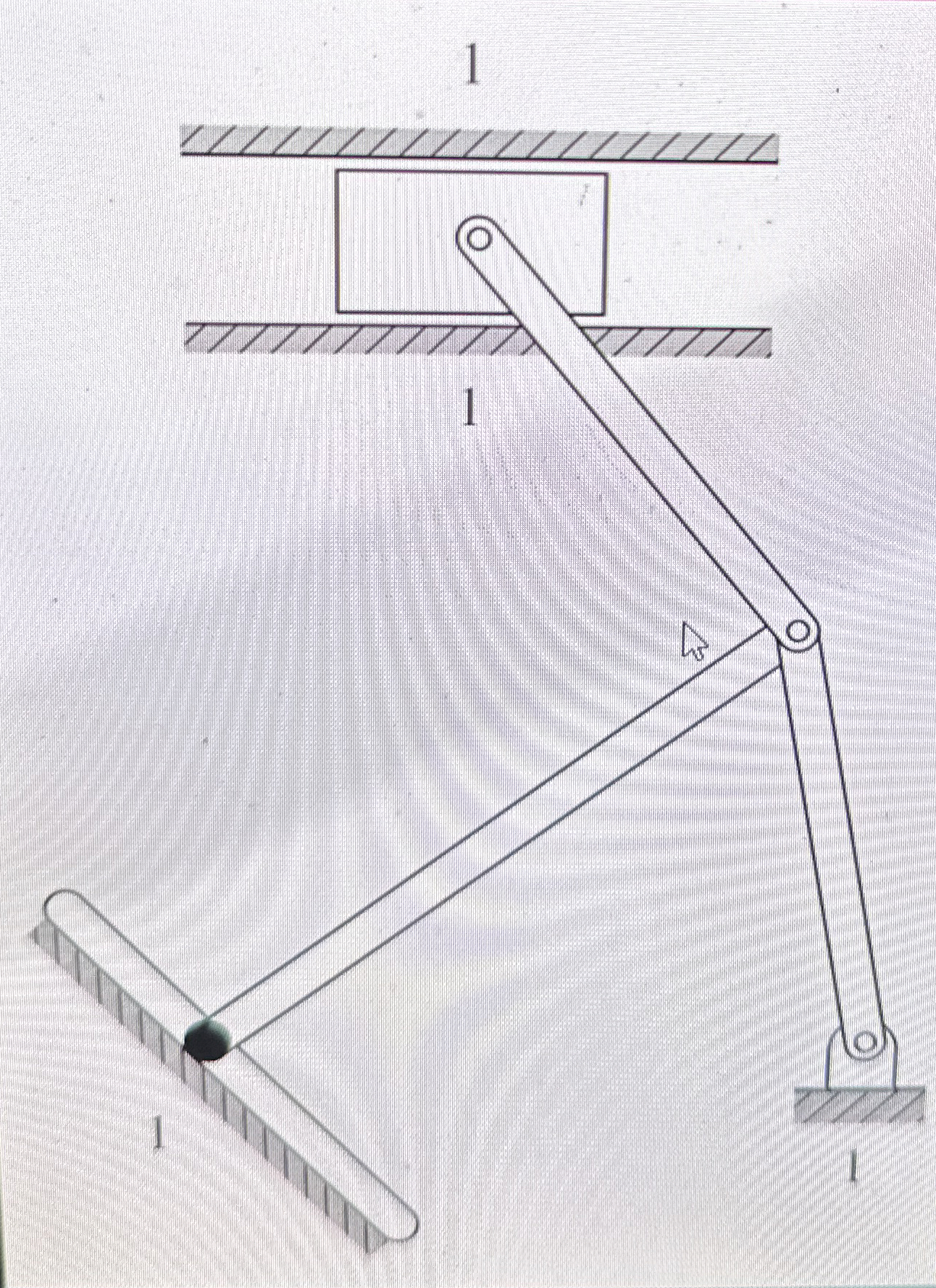 Determine the mobility of the linkages shown in