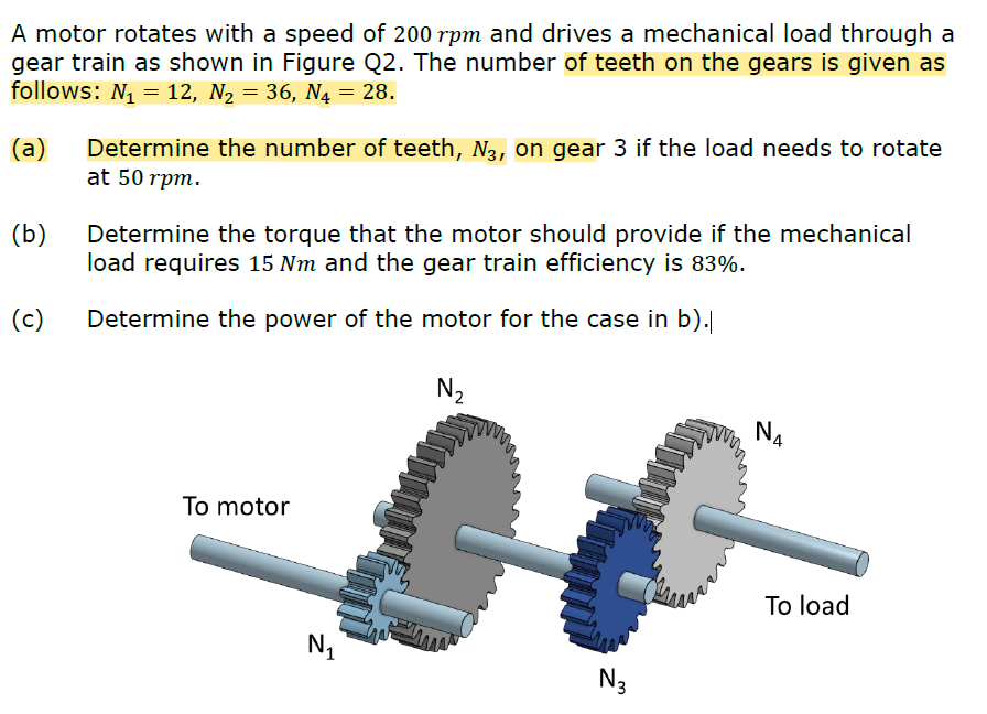 A motor rotates with a speed of 2 0 0 rpm and