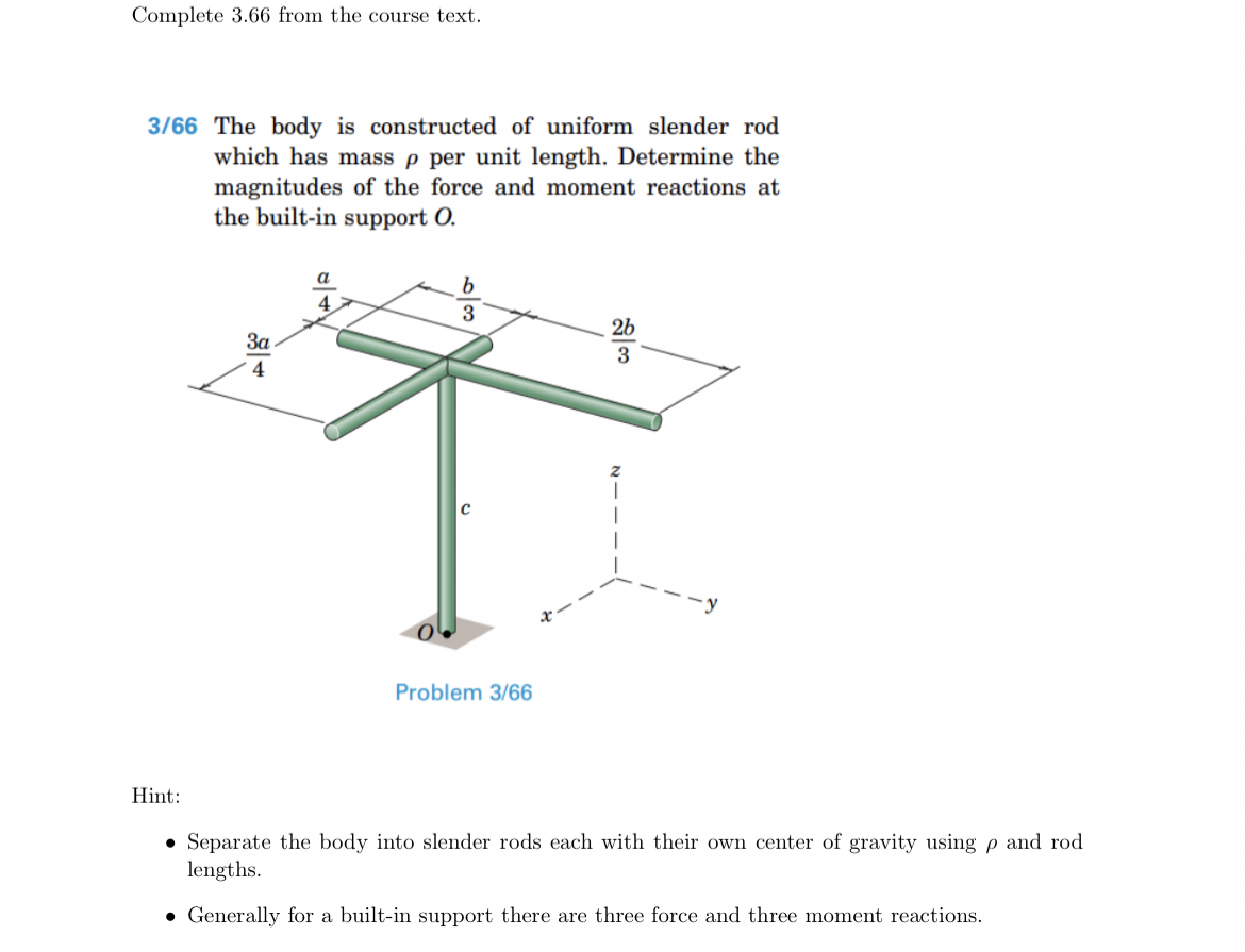 Complete 3 . 6 6 from the course text. 3 / 6 6