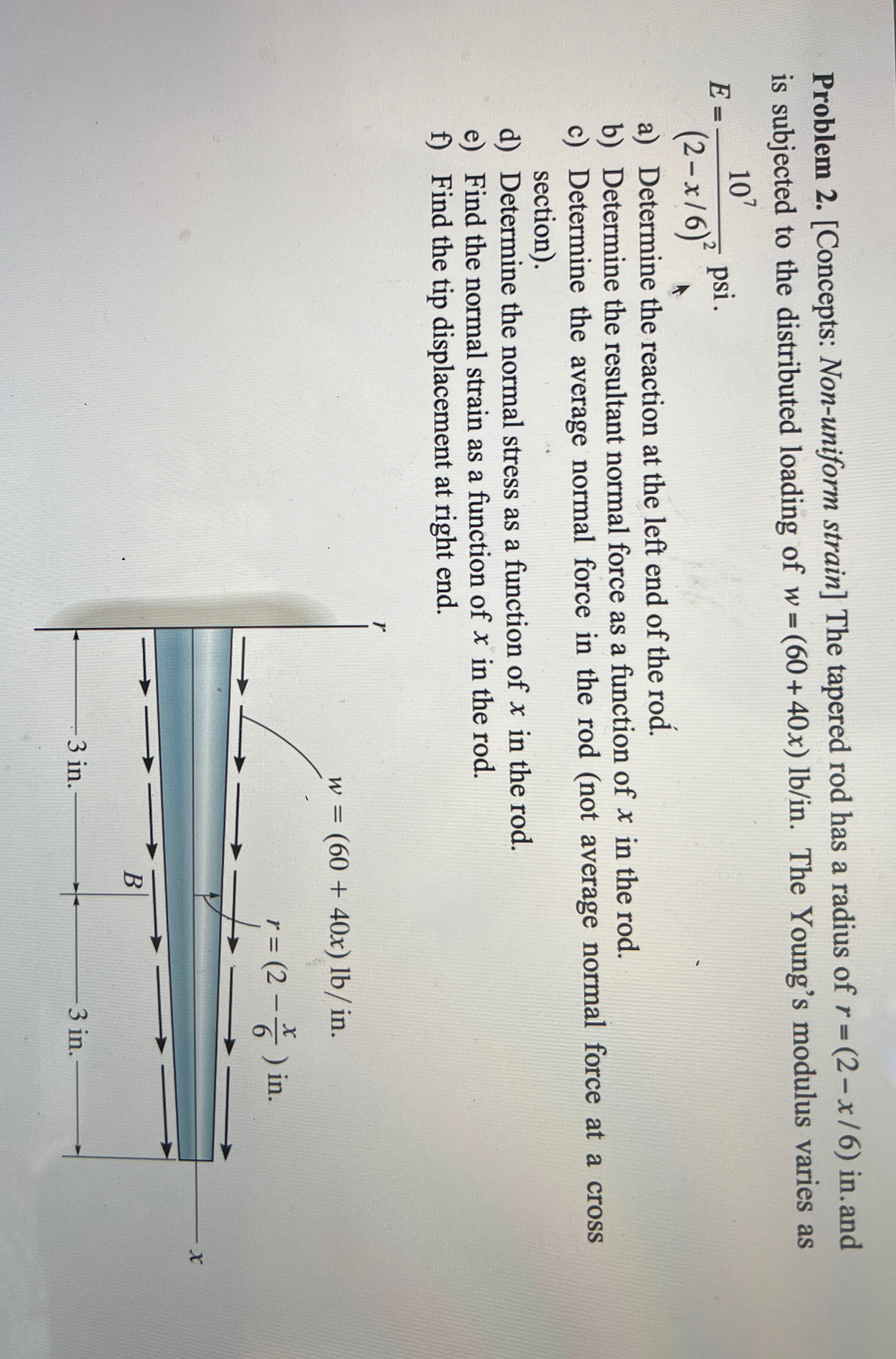 3 / 1 6 Determine the initial acceleration of the