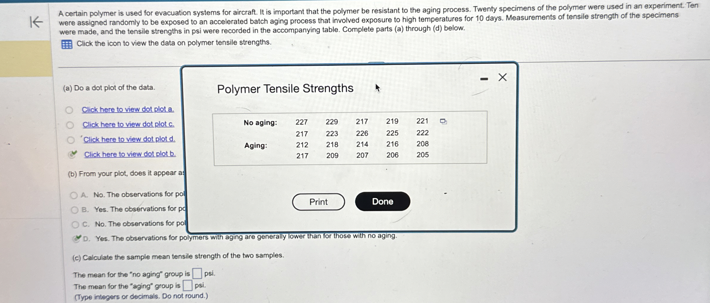 PLEASE SHOW WORK!!! A certain polymer is used for