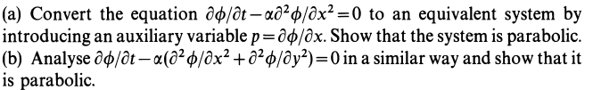 ( a ) Convert the equation del d elt - d e l 2 d