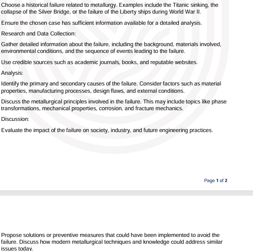 Please answer all the steps clearly and include