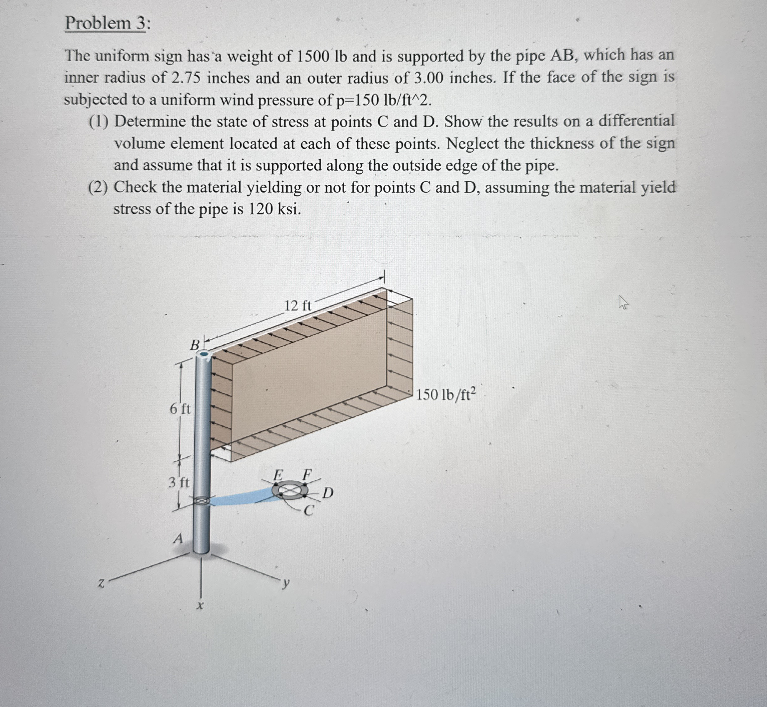 Part 2 is priority. Thanks Problem 3 : The