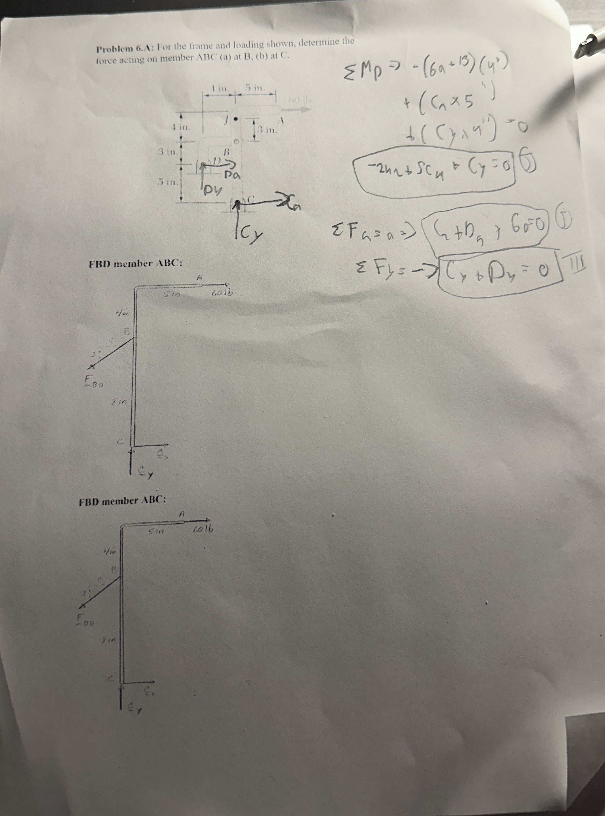 use statics formula to solves this problems