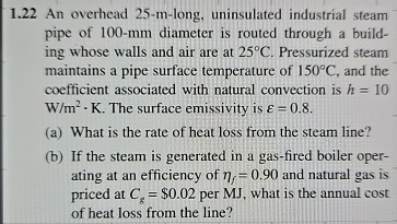 1 . 2 2 An overhead 2 5 - m - long, uninsulated