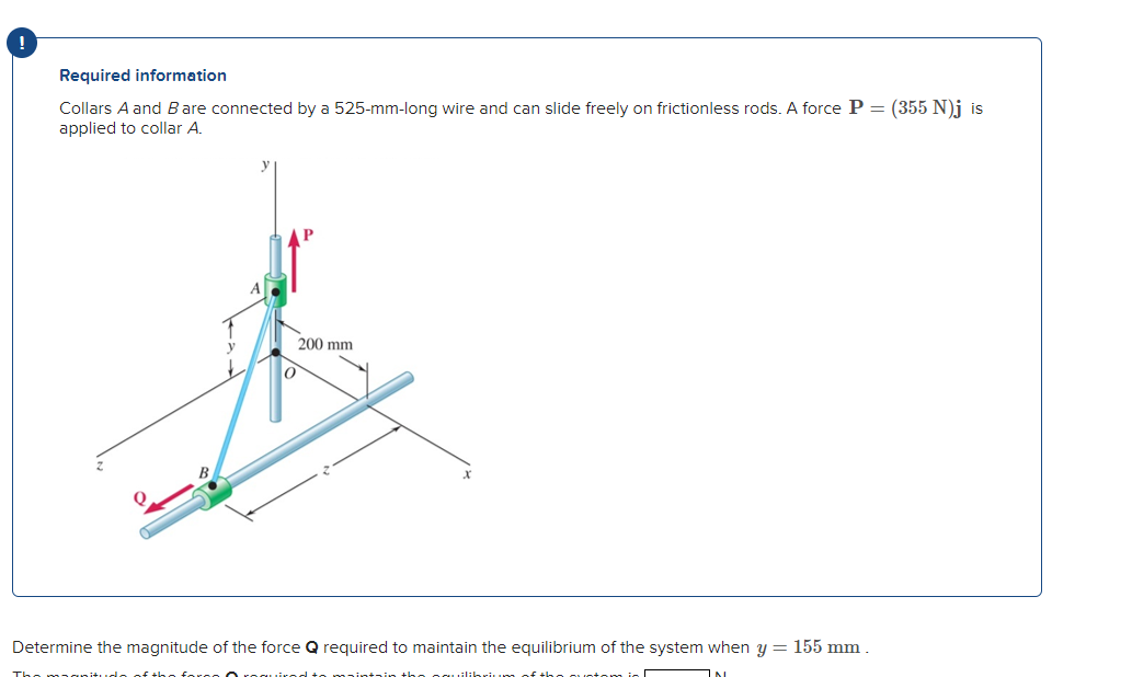 ! Required information Collars A and B are