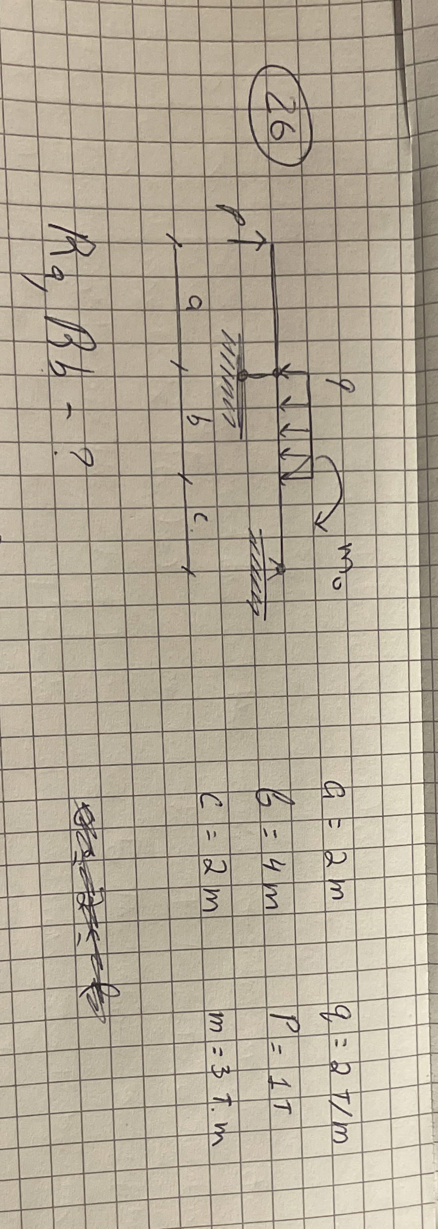 find Ra and Rb please ( resistance of materials )