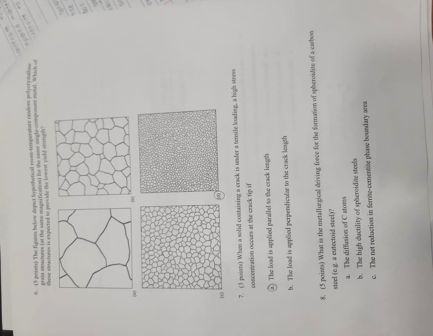 ( 5 points ) The figures below depict