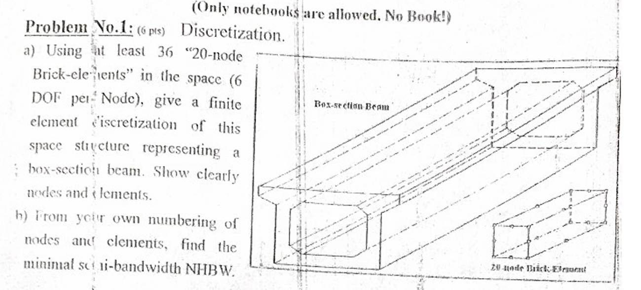 ( Only notehooks are allowed. No Book! ) Problem