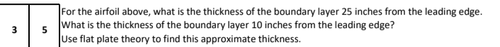 For the airfoil above, what is the thickness of