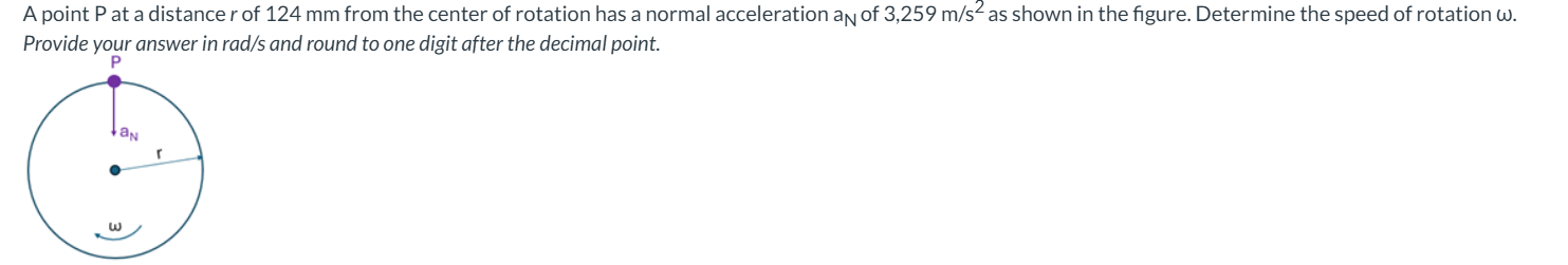 A point P at a distance r of 1 2 4 mm from the